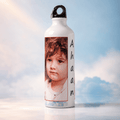 Personalized Photo Sipper Bottle 750ml | Custom Name & Photo Print | Kids Water Bottle