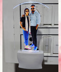 Custom Photo Lamp 5 Inch Size Plug In Base White Light